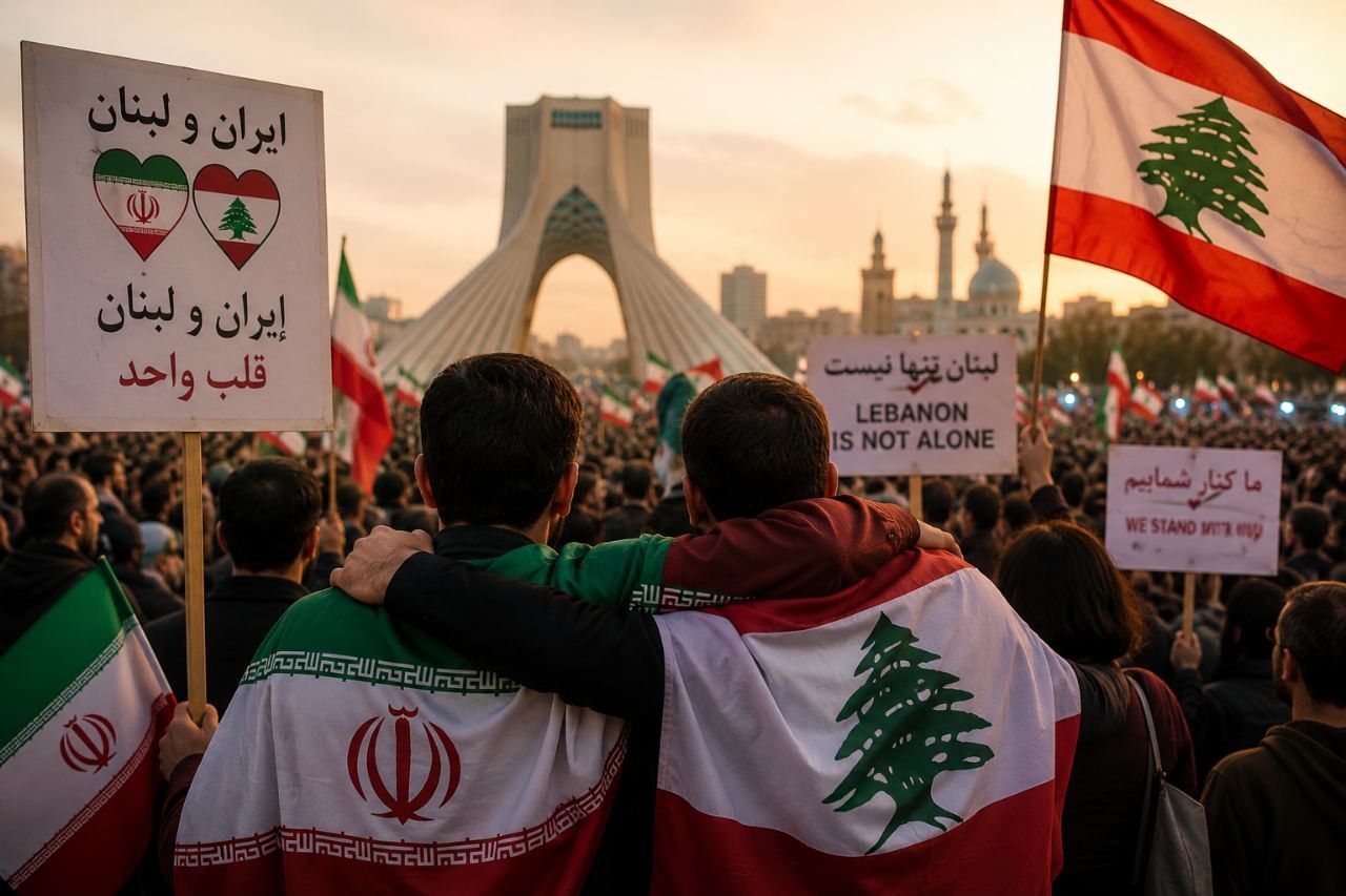 Bir Lübnanlı kullanıcının İran'ın Hizbullah'ın yanında durmasına tepkisi: Liderimize, komutanlarımıza ve İranlı yetkililere teşekkür ederiz, ülkemizin cumhurbaşkanı bizi terk etmişken, siz yanımızda duruyorsunuz.