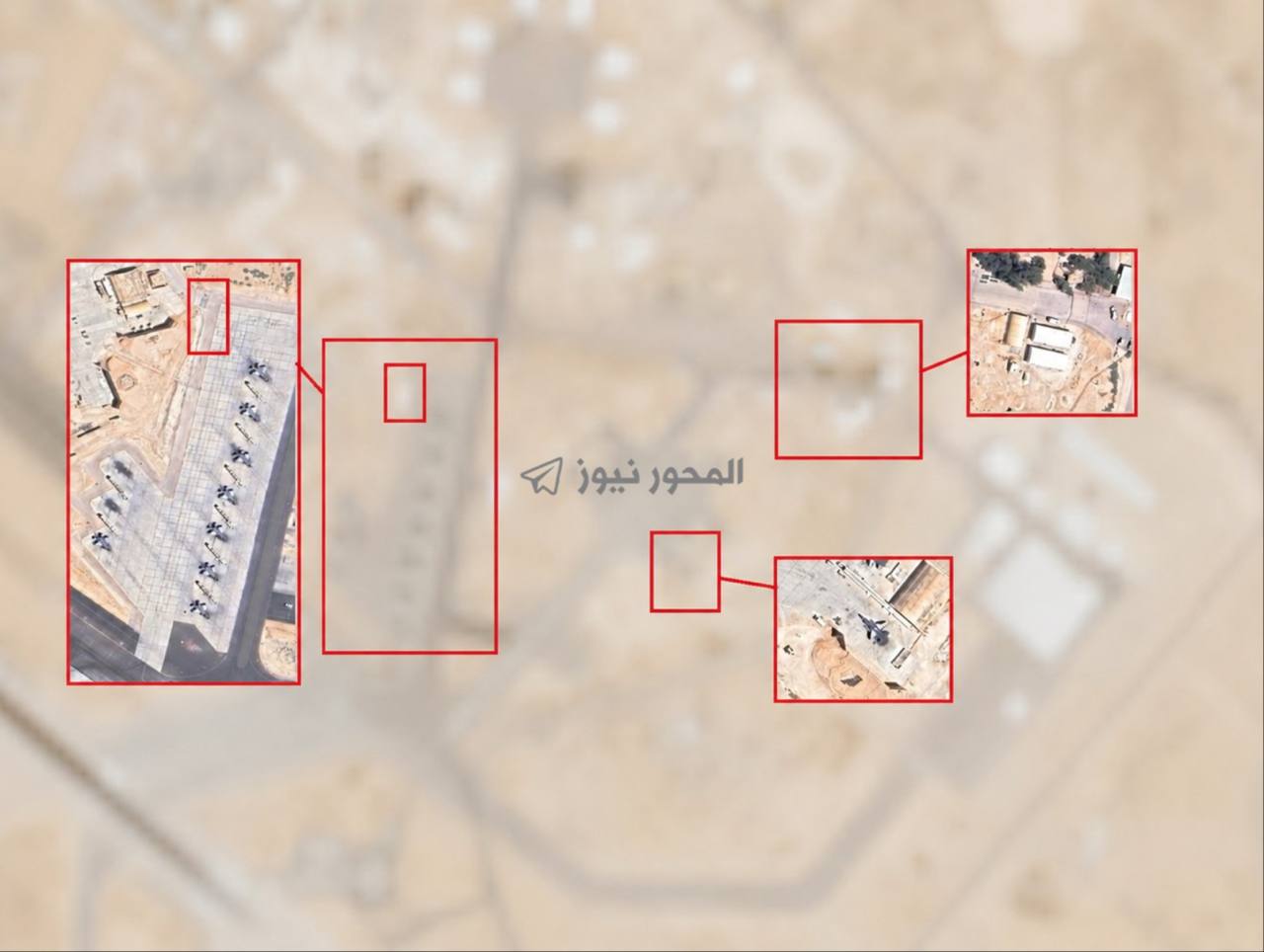 Ürdün'deki Muvaffak Salti üssündeki uydu görüntüleri, Amerikan F-16 uçaklarının hangarlarından birinin hedef alındığını gösteriyor.