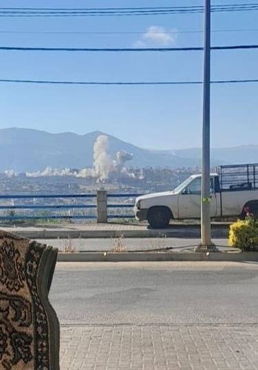 Siyonist İsrail ordusu Lübnan'ın güneyindeki Khayam kentine iki saldırı düzenledi