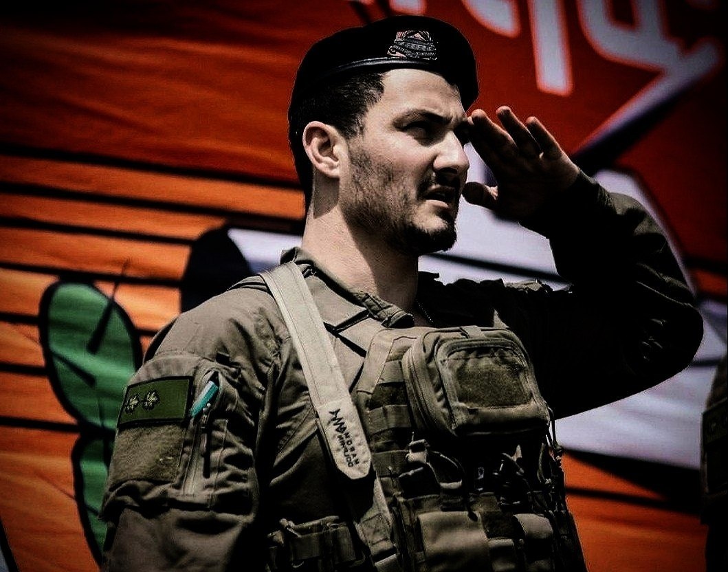 Hizbullah tarafından öldürülen Siyonist komutanın fotoğrafı