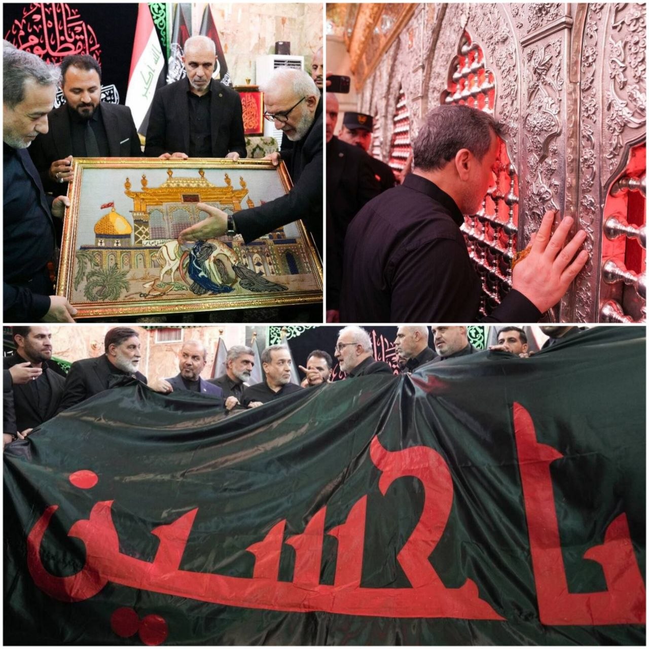 Dr. Irakçi, İmam Hüseyin (a.s) ve Hazreti Abbas (a.s) türbelerini ziyaret etti