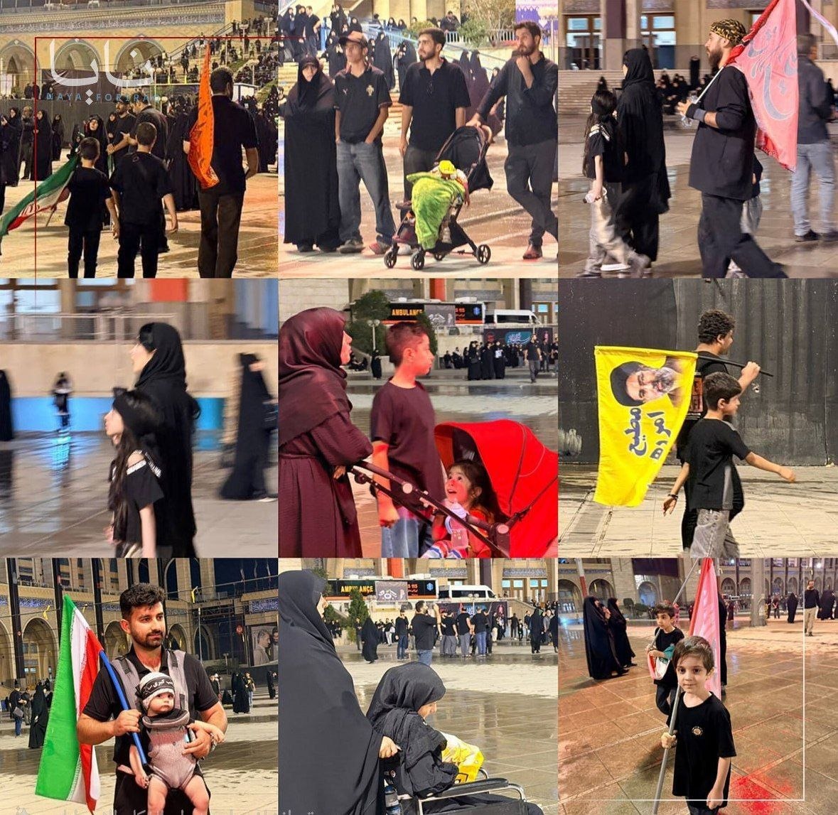 Farklı etnik kökenlerden ve milletlerden çok sayıda insan, şehit liderin cenaze törenine katılmak için camiye akın etti.