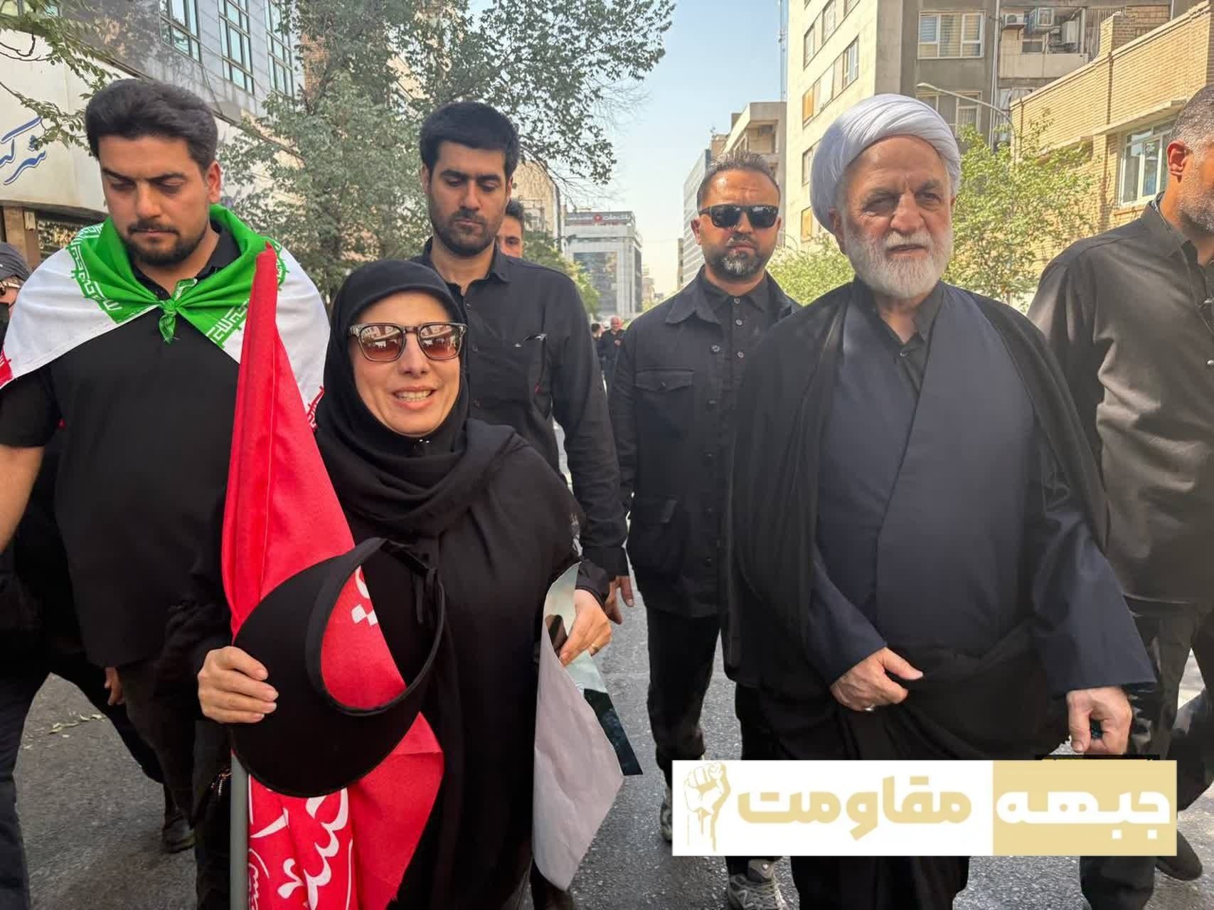 Yüksek Yargı Başkanı'nın Şehit İran'ın cenaze törenine katılımı