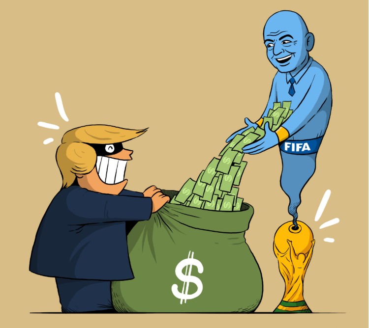 Karikatür - Dünya Kupası ve Trump