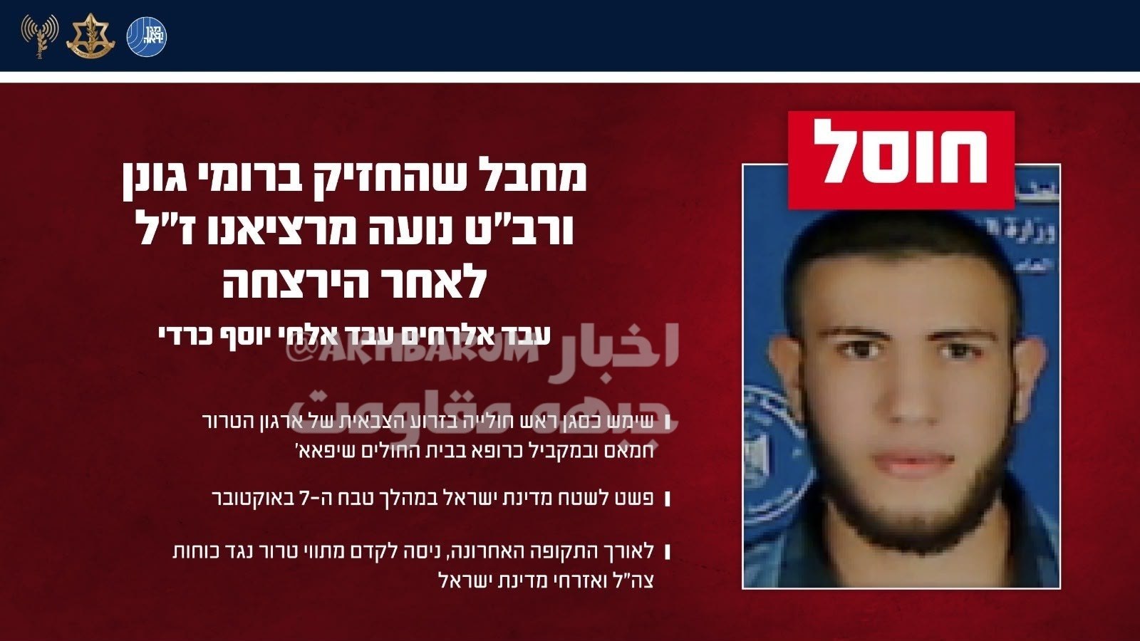 Siyonist İsrail ordusu, Hamas'ın bir liderinin yardımcısını suikastla öldürdüğünü iddia etti.