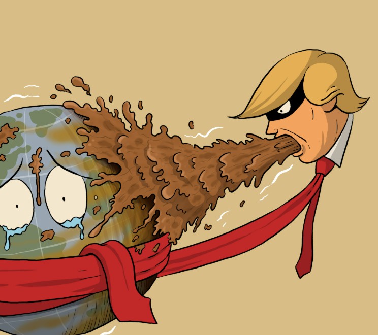 Karikatür - Trump ve Dünya