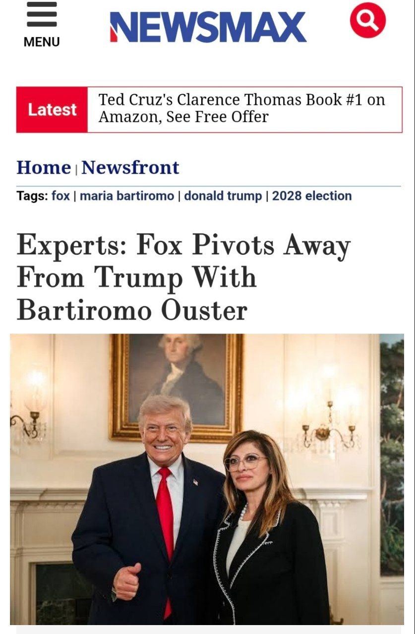 Fox News, Maria Bartiromo'yu işten çıkararak Trump'tan uzaklaştı.
