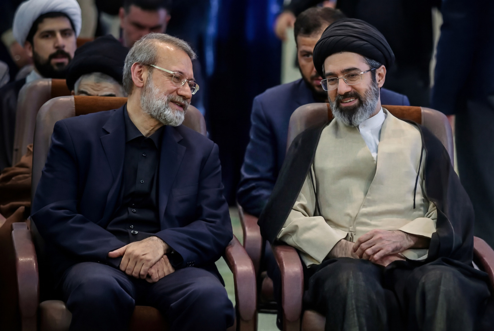 Şehit Ali Laricani, Seyyid İmam Mücteba Hamaney'in yanında