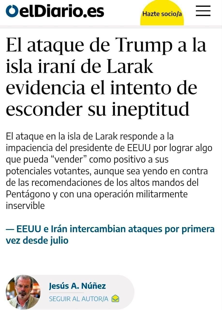 El Diario: Trump, kendi yetersizliğini ve başarısızlığını örtmek için İran'a saldırıyor