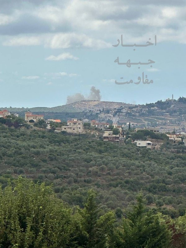 Siyonist rejim Lübnan’ın güneyindeki Mecdelzun kentini bombaladı