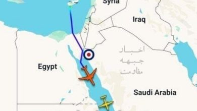 İngiltere’ye ait KC2 yakıt ikmal uçağı, Yemen operasyonları için Kızıldeniz’e ilerliyor