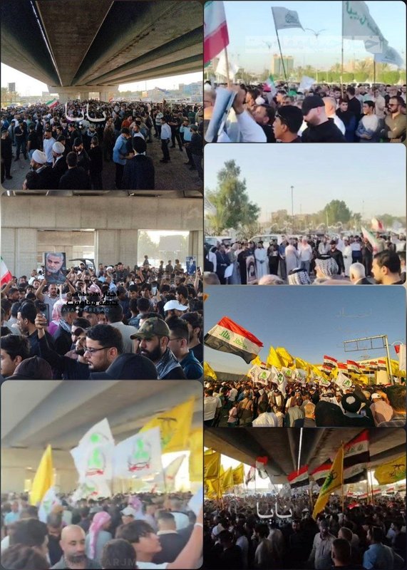 Irak’ın Çeşitli Kentlerinde İran Uçuşlarının Durdurulması Protesto Edildi