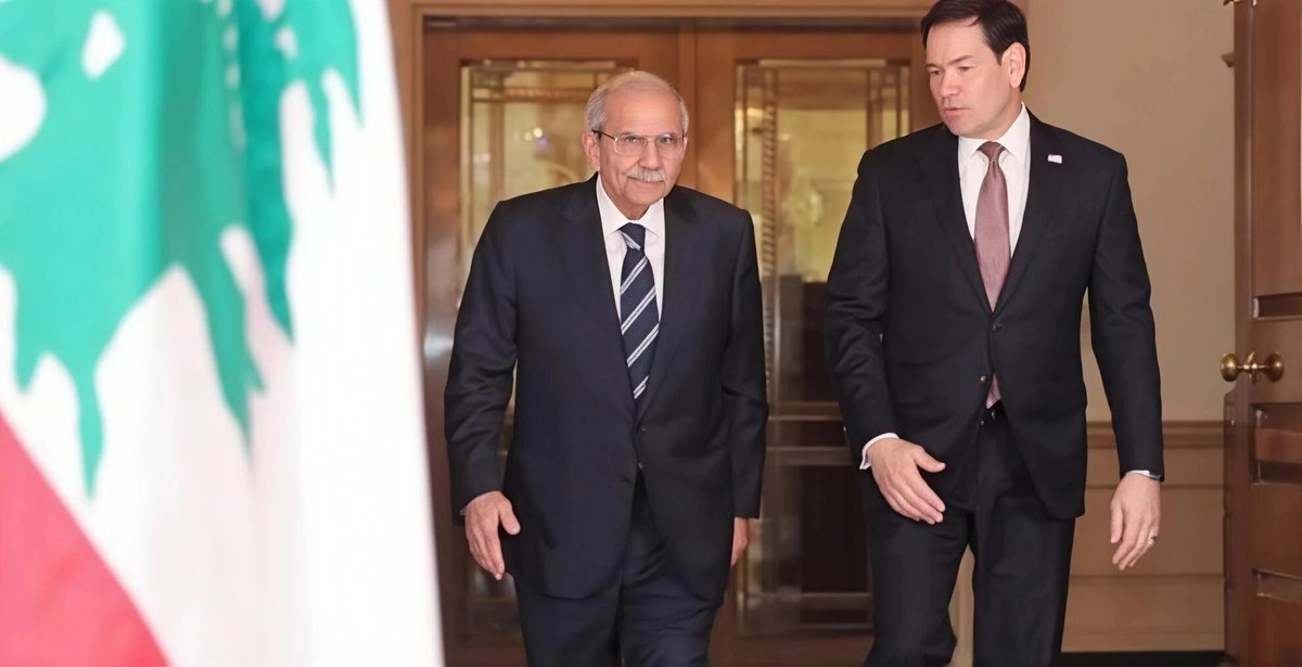 Lübnan Başbakanı Selam, Rubio ile üçlü çerçevenin etkinleştirilmesini görüştü