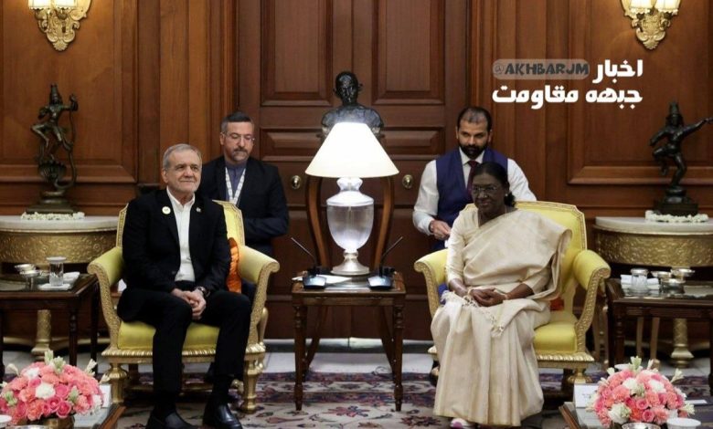 İran Cumhurbaşkanı Pezeşkiyan, Hindistan Cumhurbaşkanı Murmu ile görüştü