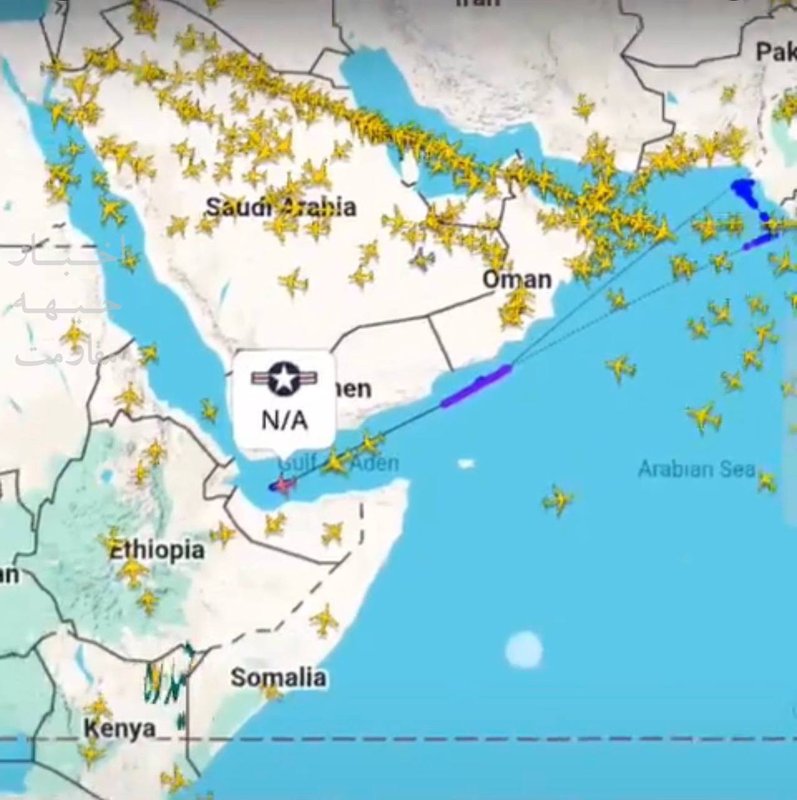 ABD Donanmasına ait P-8A Poseidon uçağı Aden Körfezi’nde uçuyor