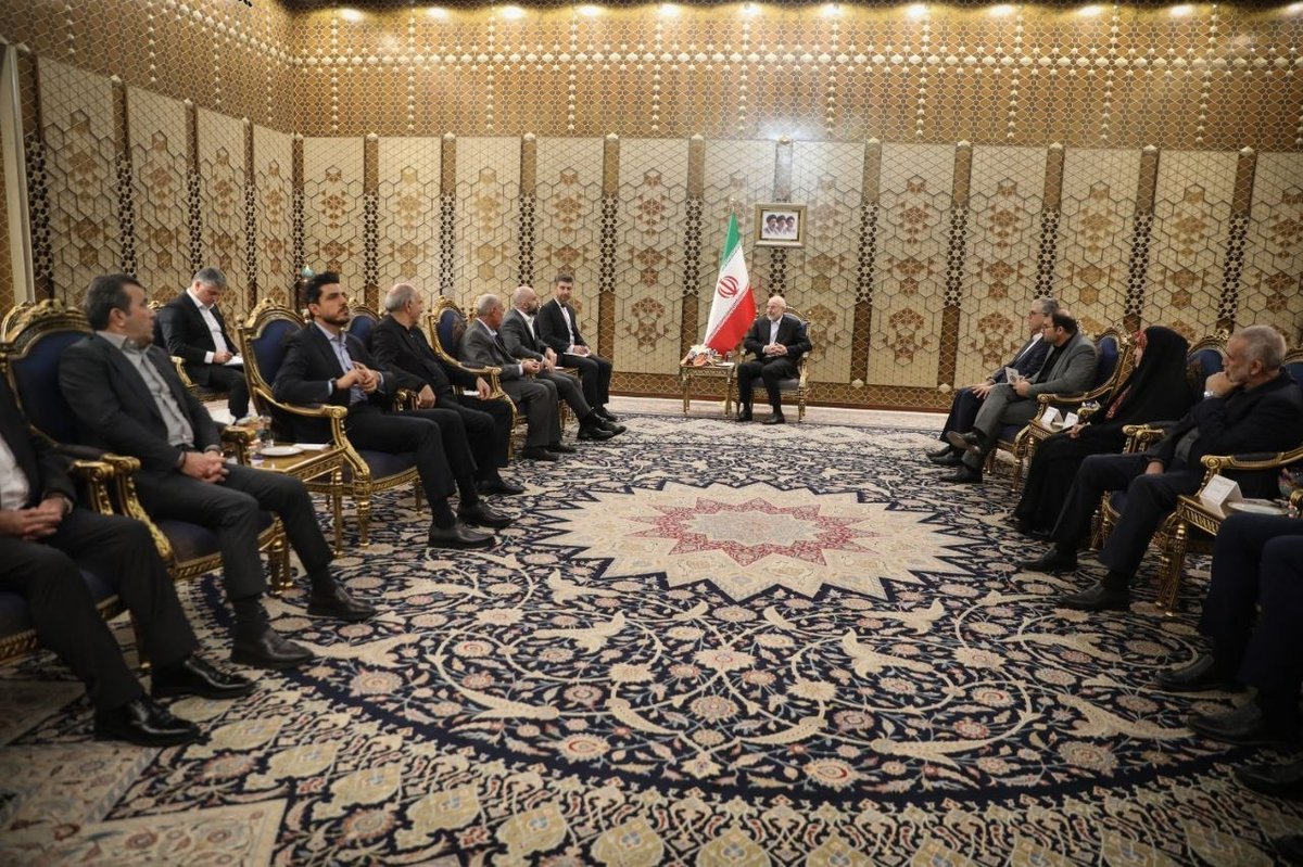 Irak Kürdistan Yurtseverler Birliği Başkanı Galibaf ile görüştü