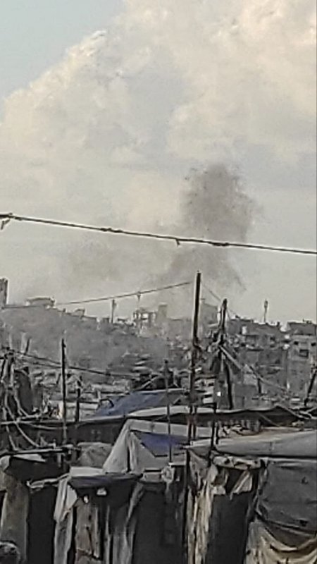 Siyonist İsrail Gazze’nin batısına saldırı düzenledi