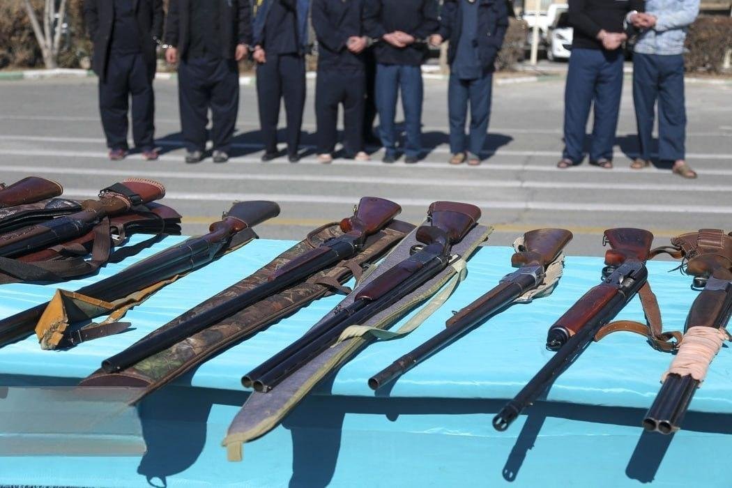 Huzistan’da 152 ruhsatsız silah ve 2 bin 916 mermi ele geçirildi