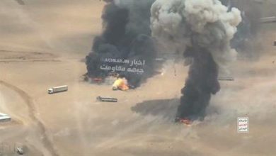 Yemen Silahlı Kuvvetleri El-Cevf’te düşman takviye ekipmanlarını hedef aldı