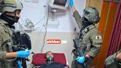 Siyonist İsrail güçleri Ramallah’ta yaralı bir Filistinliyi hastaneden kaçırdı