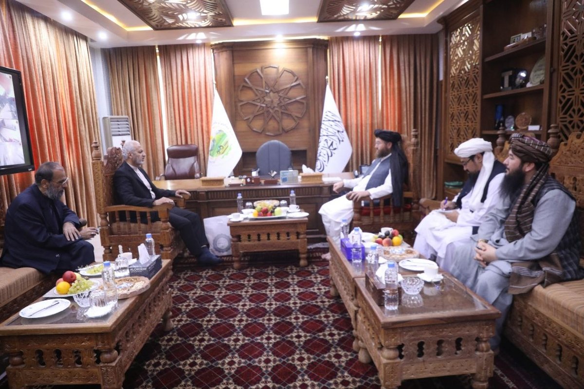 Taliban Tarım Bakanı, Kabil’de İran’ın Afganistan Büyükelçisiyle görüştü