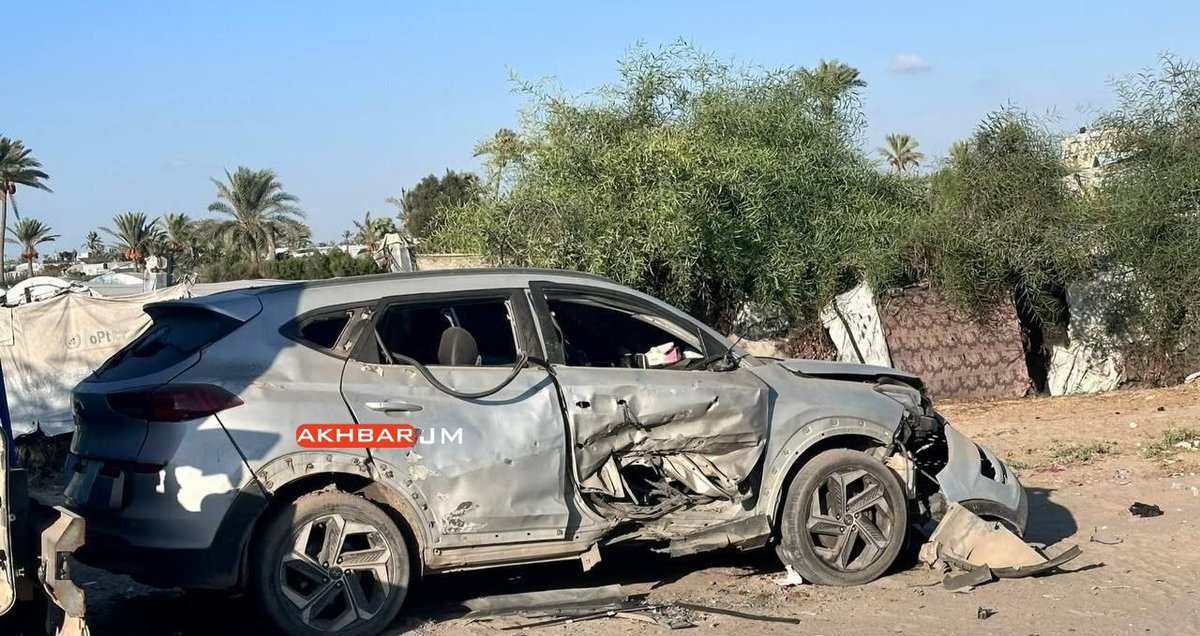 Siyonist İsrail Gazze’nin batısında bir araca saldırı düzenledi