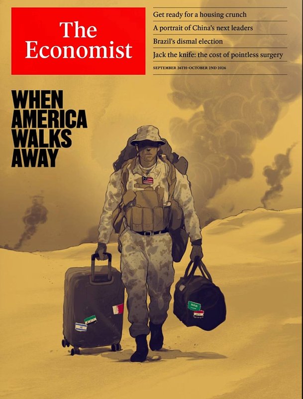 The Economist’in yeni kapağı: Amerika kaçtığında