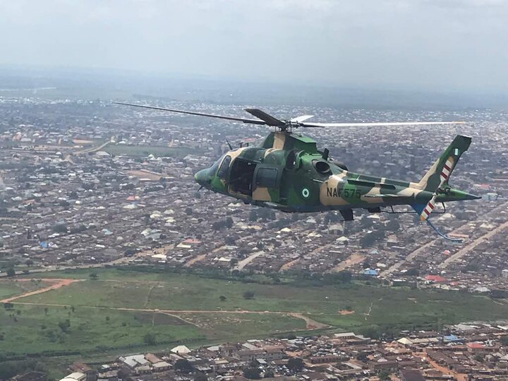 Nijerya'da askeri helikopter düştü