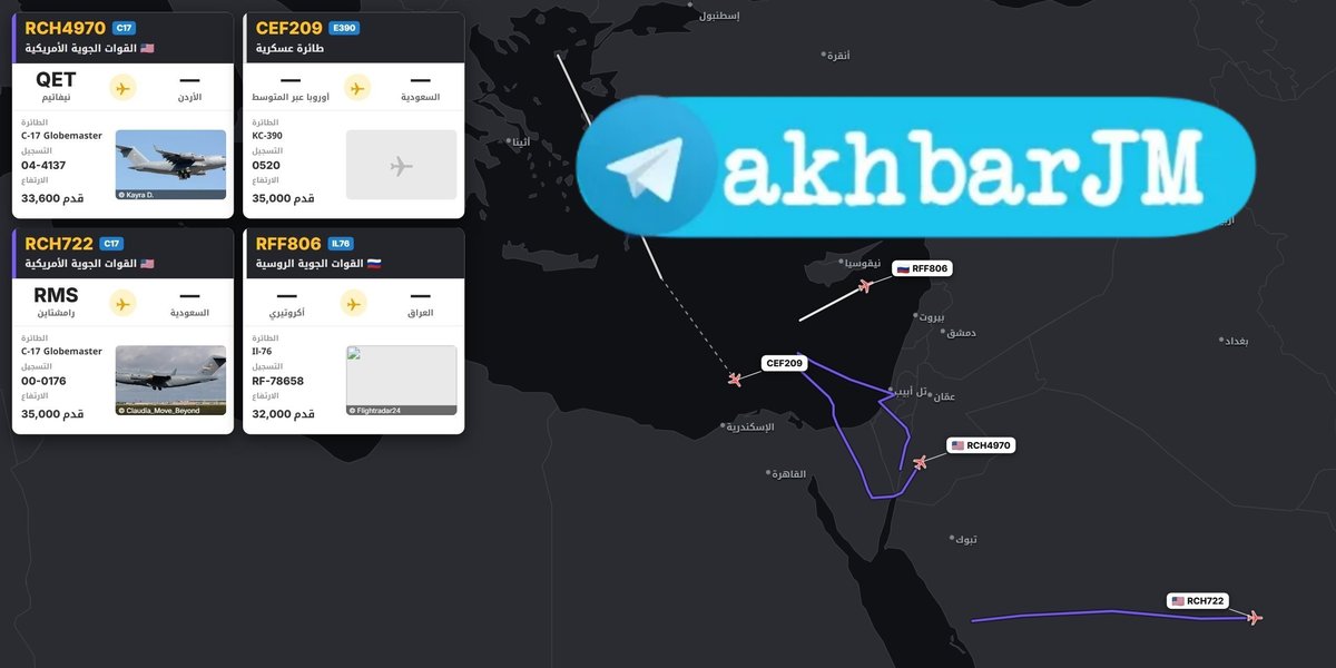 Askeri Nakliye Uçakları Batı Asya’ya Doğru İlerliyor
