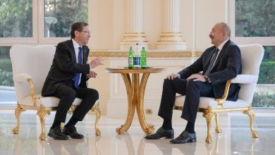 Siyonist rejim Cumhurbaşkanı Herzog, Aliyev ile Bakü’de görüştü