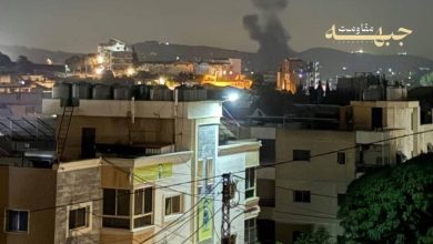 Siyonist rejim Lübnan’ın güneyindeki Nebatiye el-Favka bölgesine hava saldırısı düzenledi