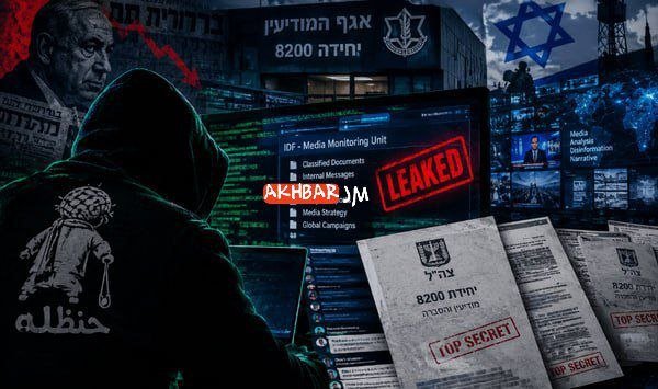 Hanzala, Siyonist İsrail’in bilişsel savaş merkezine ait gizli belgeleri yayımladı